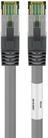 Goobay 55137 Hálózati kábel szürke 2 m cat8.1 s/ftp (s-stp) kép