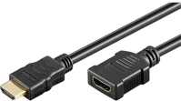 Goobay 61313 Hdmi 2.0 -> hdmi 2.0 m/f video kábel hosszabbító 20m fekete kép