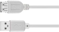 Goobay 68621 Usb-a 2.0 - usb-a 2.0 m/f adatkábel hosszabbító 0.3m szürke kép
