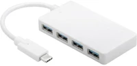 Goobay GOOBAY662744 662744 usb 3.0 hub 4 port fehér kép