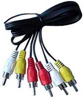 Goobay M/M AV 3db rca m/m av kábel 2m kép