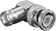 Goobay WEN-021-999 Bnc dugó bnc aljzat 90° adapter kép