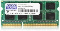 Goodram GR1333S364L9S/4G 4gb /1333 ddr3 notebook ram kép