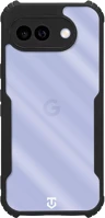 Google 57983129970 pixel 10a hátlap tok megerősített sarokkal, átlátszó/fekete kép