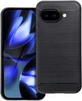 Google PT5903396395871 Telefontok pixel 9a 5g - carbon fiber - fekete szilikon hátlap tok kép
