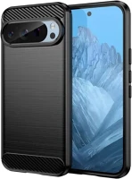Google PT5903396395888 Telefontok pixel 10 - carbon fiber - fekete szilikon hátlap tok kép