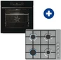 Gorenje 100076006 Bo6735e05b beépíthető sütő +  g640xhs beépíthető gázfőzőlap kép
