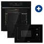 Gorenje 100076024 bo6735e05b beépíthető sütő + gorenje ect322bcsc beépíthető főzőlap kép