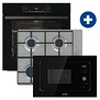 Gorenje 100076025 bo6735e05b beépíthető sütő + gorenje g640xhs beépíthető gázfőzőlap kép