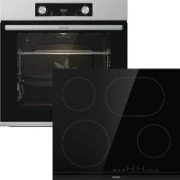 Gorenje BPS6737E14X + ECT643BCSC Sütő és főzőlap szett kép
