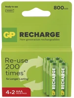 Gp 800 AAA Recharge 800 aaa akkumulátor (hr03) 6db kép