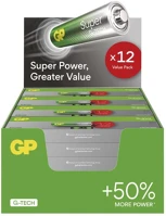 Gp B0124T Super alkáli elem aa 128 db, display box kép