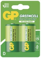 Gp B1241 Batteries b1241 greencell d/lr20 cink-klorid góliát elem (2db/bliszter) kép