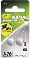 Gp B13763 Alkáli gombelem lr44 (a76) 2db/bliszter kép