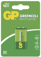 Gp 9V, 6F22 Gp greencell 9v 6f22  elem 1db/zsugor kép