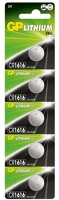 Gp CR1616-7U5 Gp gombelem (cr1616, 3v, lítium) 5db/csomag kép