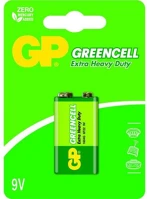 Gp GP-BM-1604GLF-U1 Battery (9v) greencell zink carbon 6f22, 1604glf-u1 (1 battery / blister) 9v kép