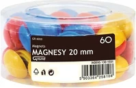 Grand 08.00075 Táblamágnes  20mm 60 darabos vegyes színű kép