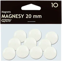 Grand 08.0007602 Táblamágnes  20mm fehér kép
