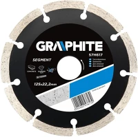 Graphite 57H617 Gyémánt vágókorong 125 mm kép