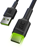 Green cell KABGC06 Usb kábel 1,2 m usb a usb c fekete kép