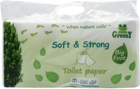 Greeny H3055359 Toalettpapír 3 rétegű kistekercses 100% cellulóz 8 tekercs/csomag soft & strong_ kép