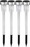 Grundig 326388 Solar leszúrható kerti lámpa, szürke, 4 db kép