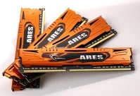 G.skill F3-1600C10Q-32GAO 32gb ddr3 1600mhz kit(4x8gb) ares orange kép