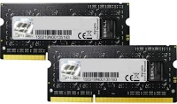 G.skill F3-1600C11D-16GSQ Standard 16gb 1600mt/s ddr3 - sodimm memória cl11 kit of 2 fekete kép