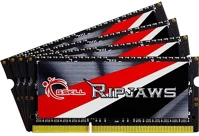 G.skill F3-1600C9Q-32GRSL Ripjaws 32gb 1600mt/s ddr3 - sodimm memória low-voltage cl9 kit of 4 zöld kép