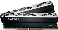 G.skill F4-3200C16D-16GSXWB Sniper x 16gb 3200mt/s ddr4 memória cl16 kit of 2 urban camo kép