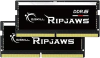 G.skill F5-4800S3434A16GX2-RS Ripjaws 32gb 4800mt/s ddr5 - sodimm memória cl34 kit of 2 fekete kép