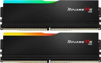 G.skill F5-6000J3238G32GX2-RM5RK 64gb ddr5 6000mhz kit(2x32gb) ripjaws m5 rgb black kép