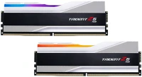 G.skill F5-6400J3239F48GX2-TZ5RS 96gb ddr5 6400mhz kit(2x48gb) trident z5 rgb silver kép