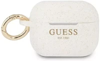 Guess 105049 Silicone glitter apple airpods pro tok, fehér kép