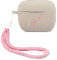 Guess 105069 Silicone vintage apple airpods pro tok, rózsaszín-szürke kép