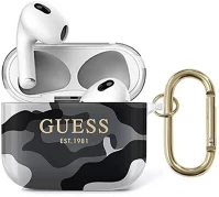 Guess 105073 Camo collection apple airpods 3 tok, fekete kép
