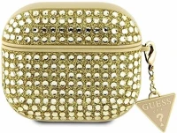 Guess 105078 Rhinestone triangle charm apple airpods 3 tok, arany kép