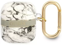 Guess 1/2 TOK, SZÜRKE Marble strap collection apple airpods 1/2 tok, szürke kép