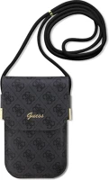Guess BA3666339127671 Metal logo script telefontok - telefontartó táska, fekete kép