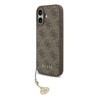 Guess FD3666339525613 Telefontok iphone 17 -  4g charm tone on tone barna hátlap tok kép