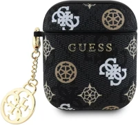 Guess GUA2P4RPEK Pu 4g peony charm apple airpods 1/2 tok, fekete kép