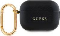 Guess GUAP2PGUGMK Pu grained classic logo apple airpods pro 2 tok, fekete kép