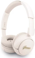 Guess GUBHV6SCE Script metal logo wireless vezeték nélküli fejhallgató, bézs kép
