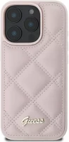 Guess GUHCP16XPSQSQSP Pu leather quilted apple iphone 16 pro max hátlap tok, rózsaszín kép