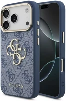 Guess GUHCP17L4GMGCBL 4g big 4g classic logo apple iphone 17 pro hátlap tok kameravédő peremmel kép