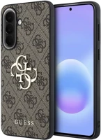 Guess GUHCSA574GMGBR Pu 4g metal logo samsung galaxy a57 tok, barna kép