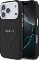 Guess GUHMP17LPSAREGSK Pu saffiano apple iphone 17 pro magsafe hátlap tok, fekete kép