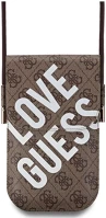 Guess GUOWBPGP4NLGWW Pu 4g big love logo telefontartó kis táska, barna kép