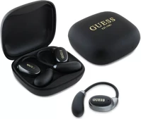 Guess GUTWSV18HOGEK Satin classic logo vezeték nélküli ows fülhallgató, fekete kép